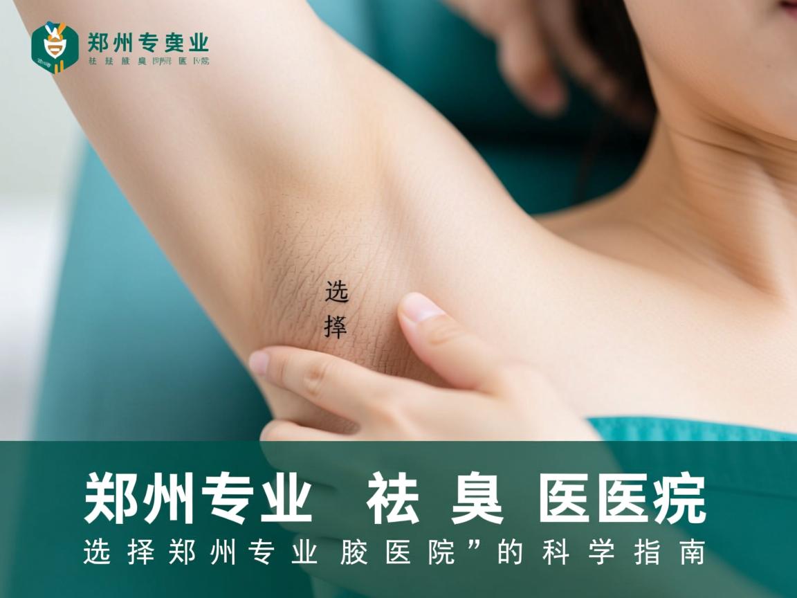 郑州专业祛腋臭医院，选择郑州专业腋臭医院的科学指南