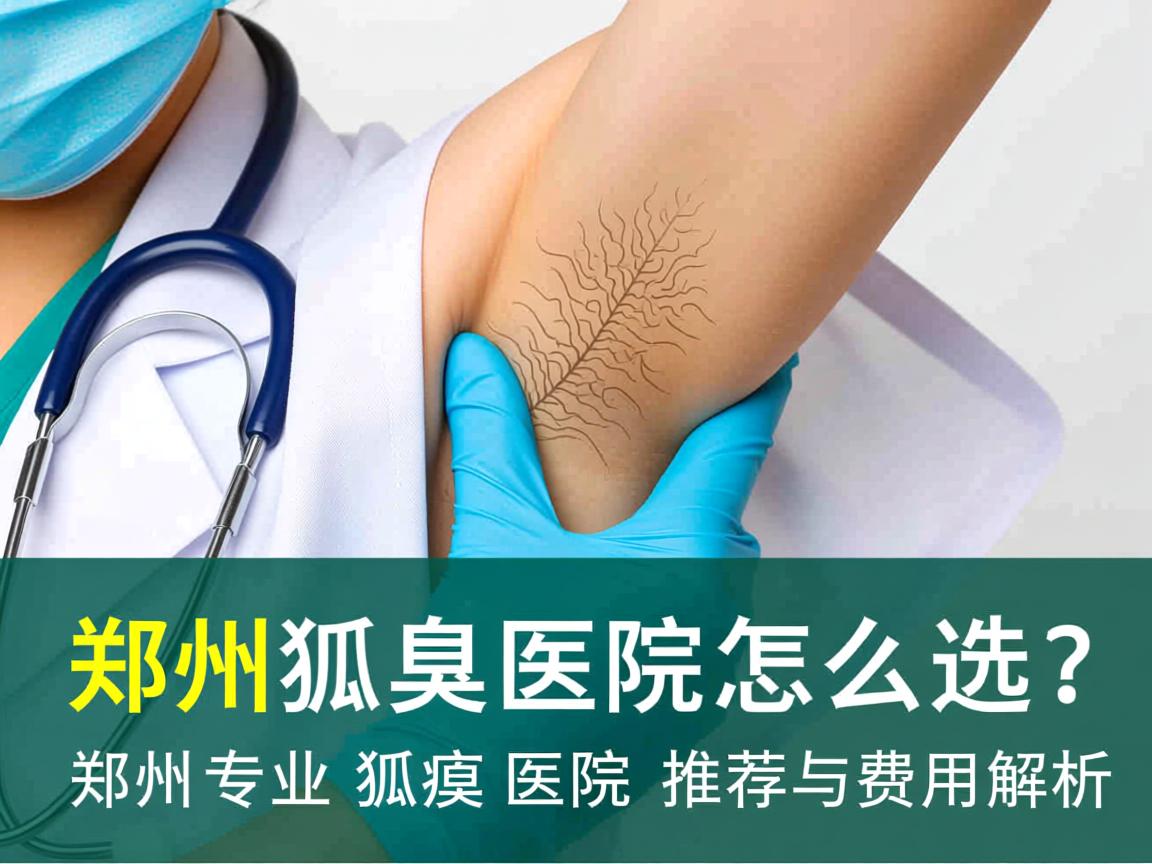 郑州狐臭医院怎么选？郑州专业狐臭医院推荐与费用解析