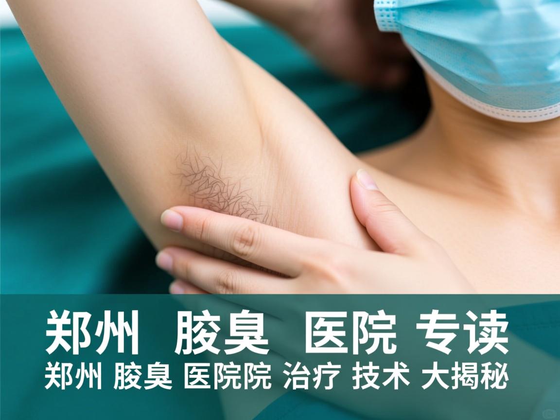 郑州腋臭医院专业解读，郑州腋臭医院治疗技术大揭秘