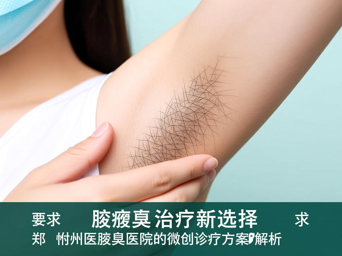 腋臭治疗新选择，郑州附医腋臭医院的微创诊疗方案解析