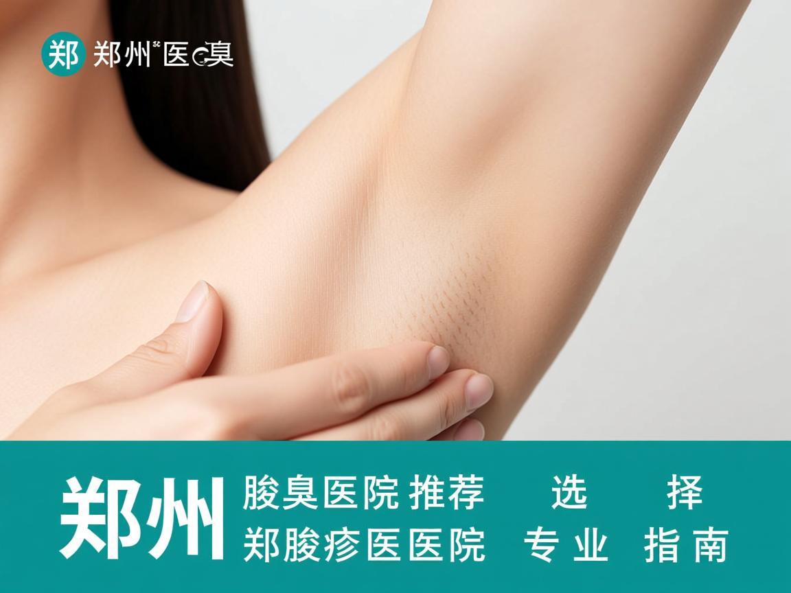 郑州腋臭医院推荐，选择郑州腋臭医院的专业指南