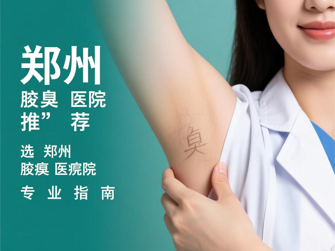 郑州腋臭医院推荐，选择郑州腋臭医院的专业指南