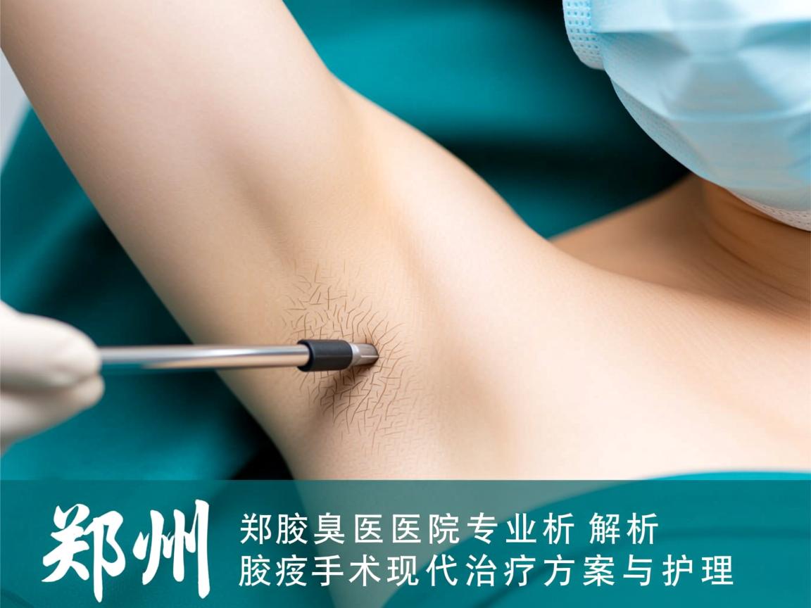 郑州腋臭医院专业解析，郑州腋臭手术的现代治疗方案与护理