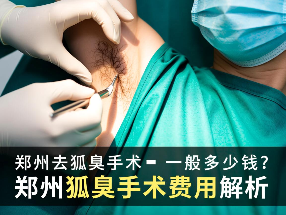郑州去狐臭手术一般多少钱？郑州狐臭手术费用解析