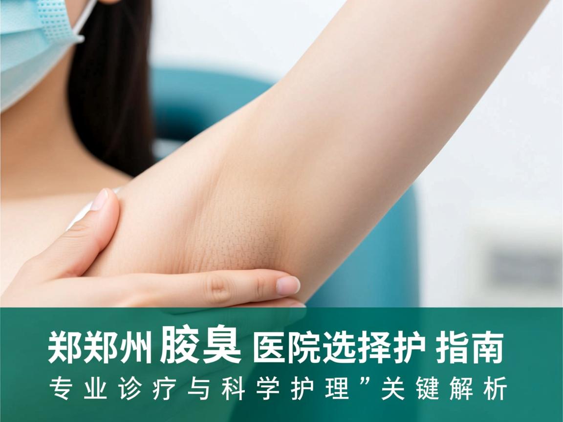 郑州腋臭医院选择指南，专业诊疗与科学护理的关键解析
