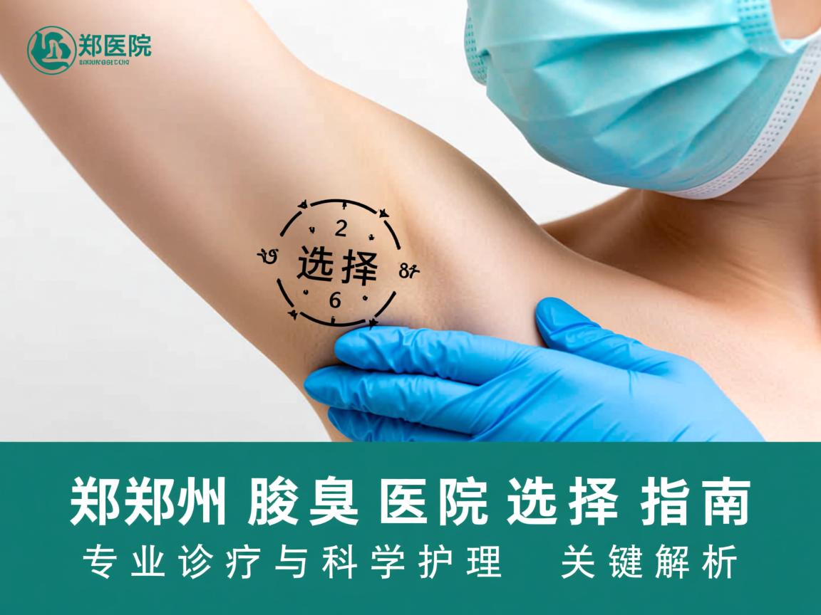郑州腋臭医院选择指南，专业诊疗与科学护理的关键解析