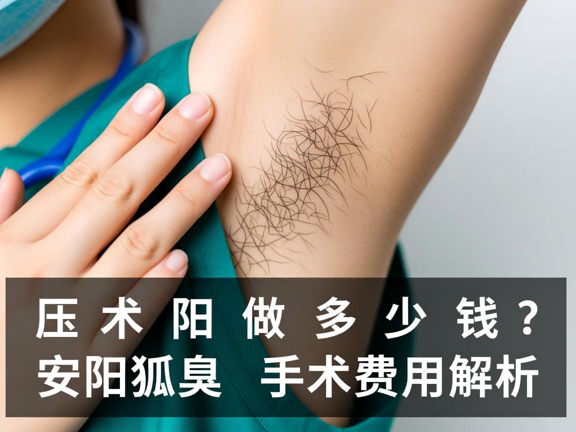 狐臭手术安阳做多少钱？安阳狐臭手术费用解析