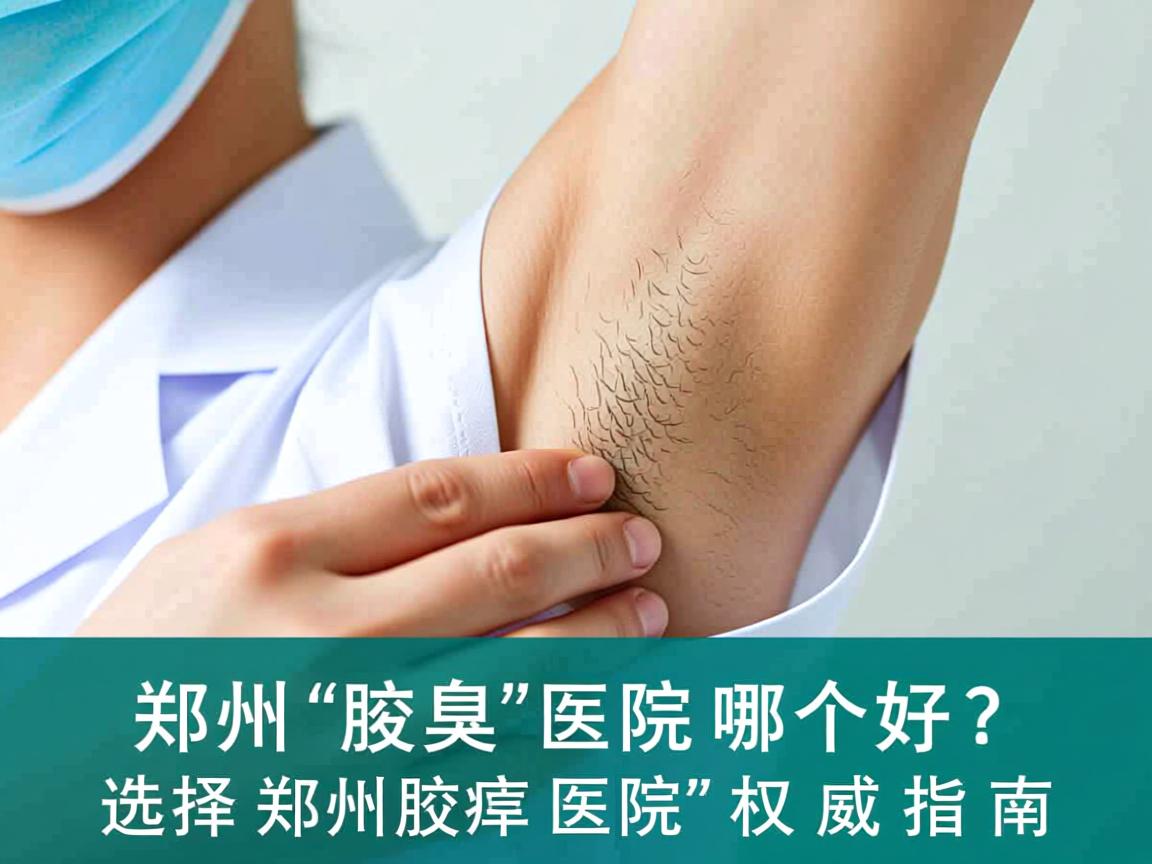 郑州腋臭医院哪个好？选择郑州腋臭医院的权威指南