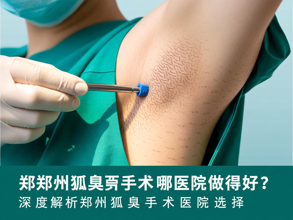 郑州狐臭手术哪医院做得好？深度解析郑州狐臭手术医院选择