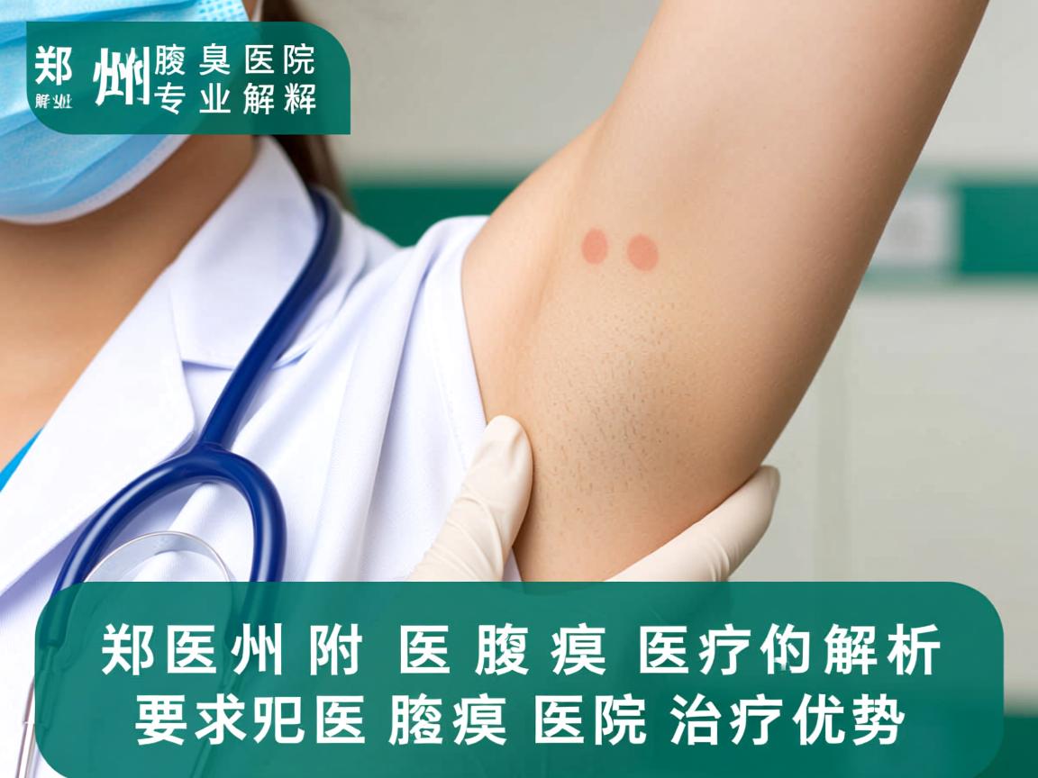 郑州附医腋臭医院，专业解析郑州附医腋臭医院的治疗优势