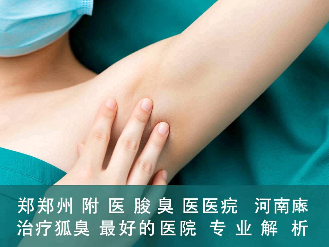 郑州附医腋臭医院，河南治疗狐臭最好的医院专业解析