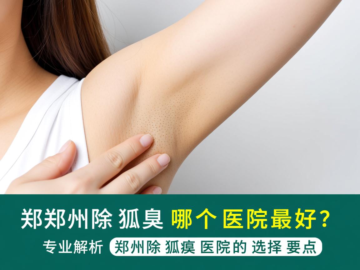 郑州除狐臭哪个医院最好？专业解析郑州除狐臭医院的选择要点