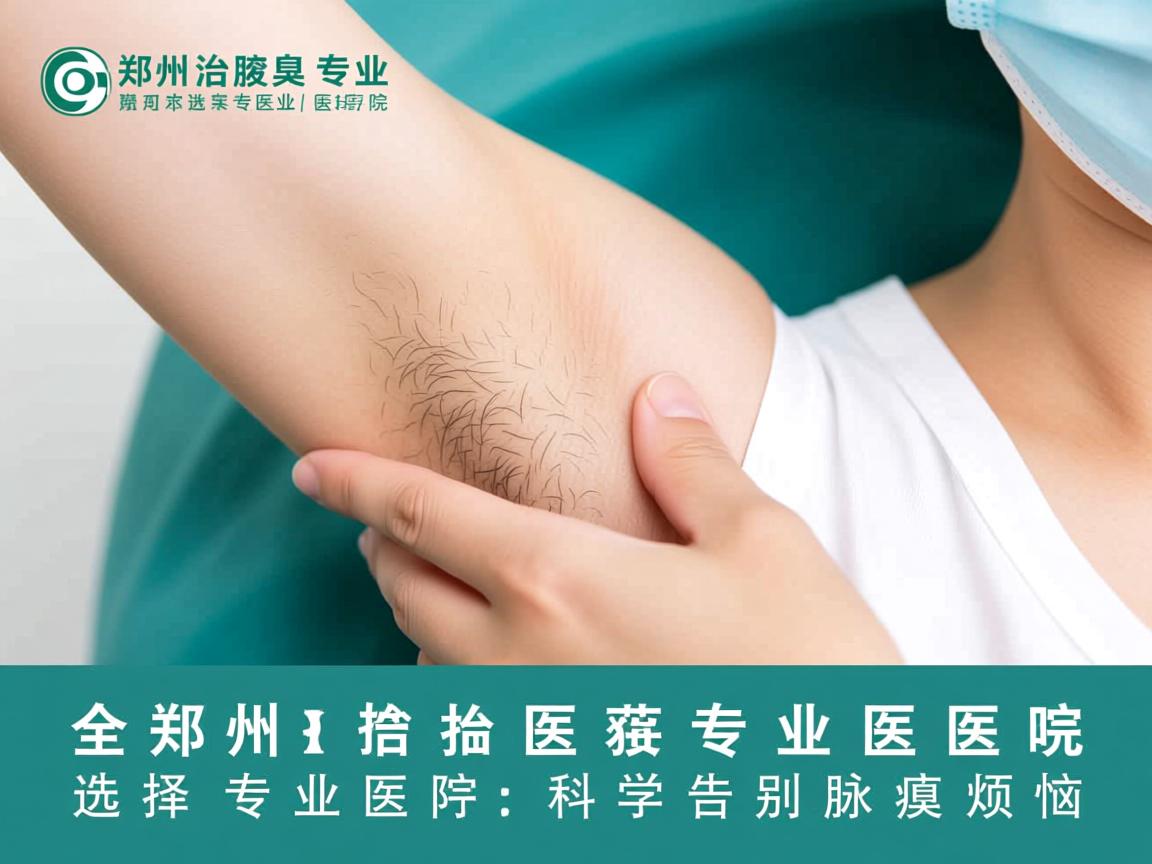 郑州治腋臭专业医院，选择专业医院，科学告别腋臭烦恼