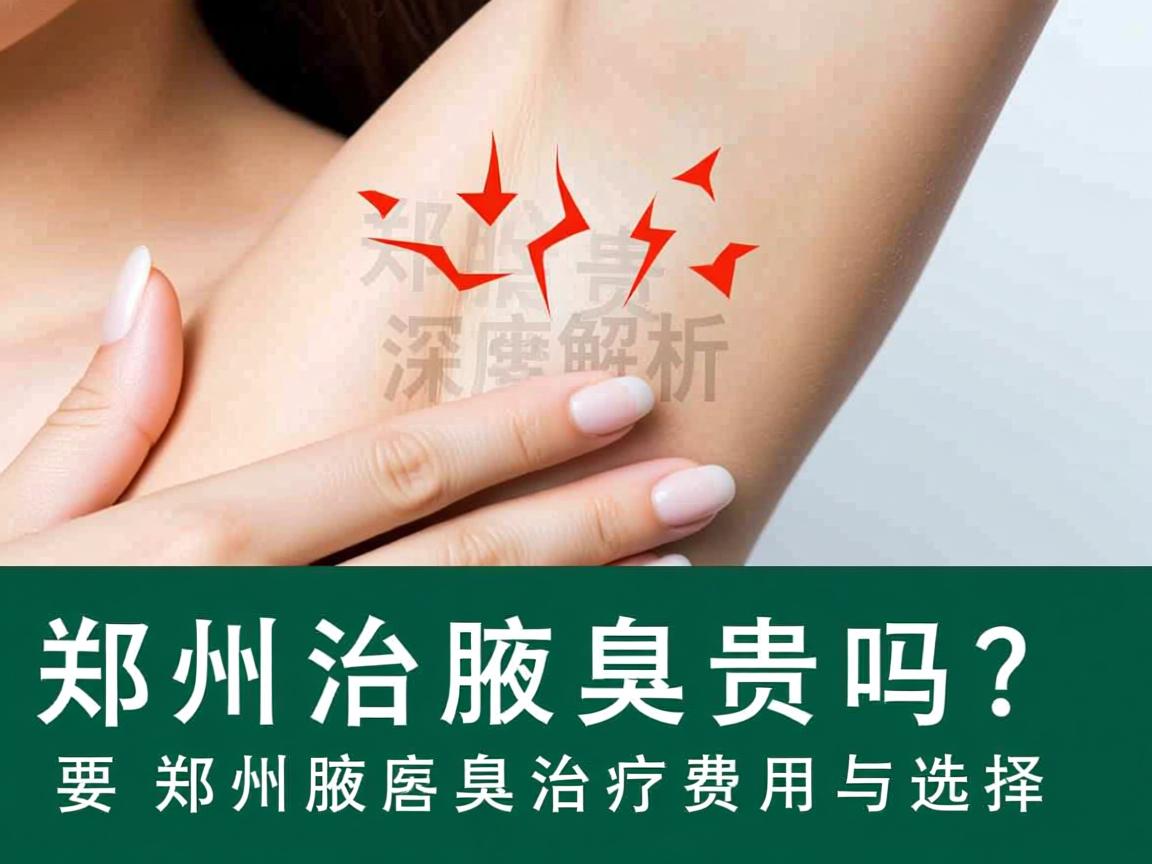 郑州治疗腋臭贵吗？深度解析郑州腋臭治疗费用与选择