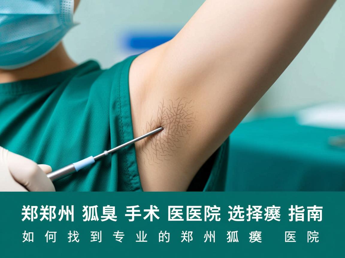 郑州狐臭手术医院选择指南，如何找到专业的郑州狐臭医院