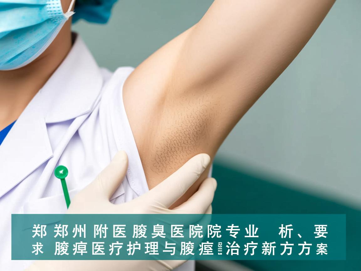 郑州附医腋臭医院专业解析，腋臭医疗护理与腋臭治疗新方案