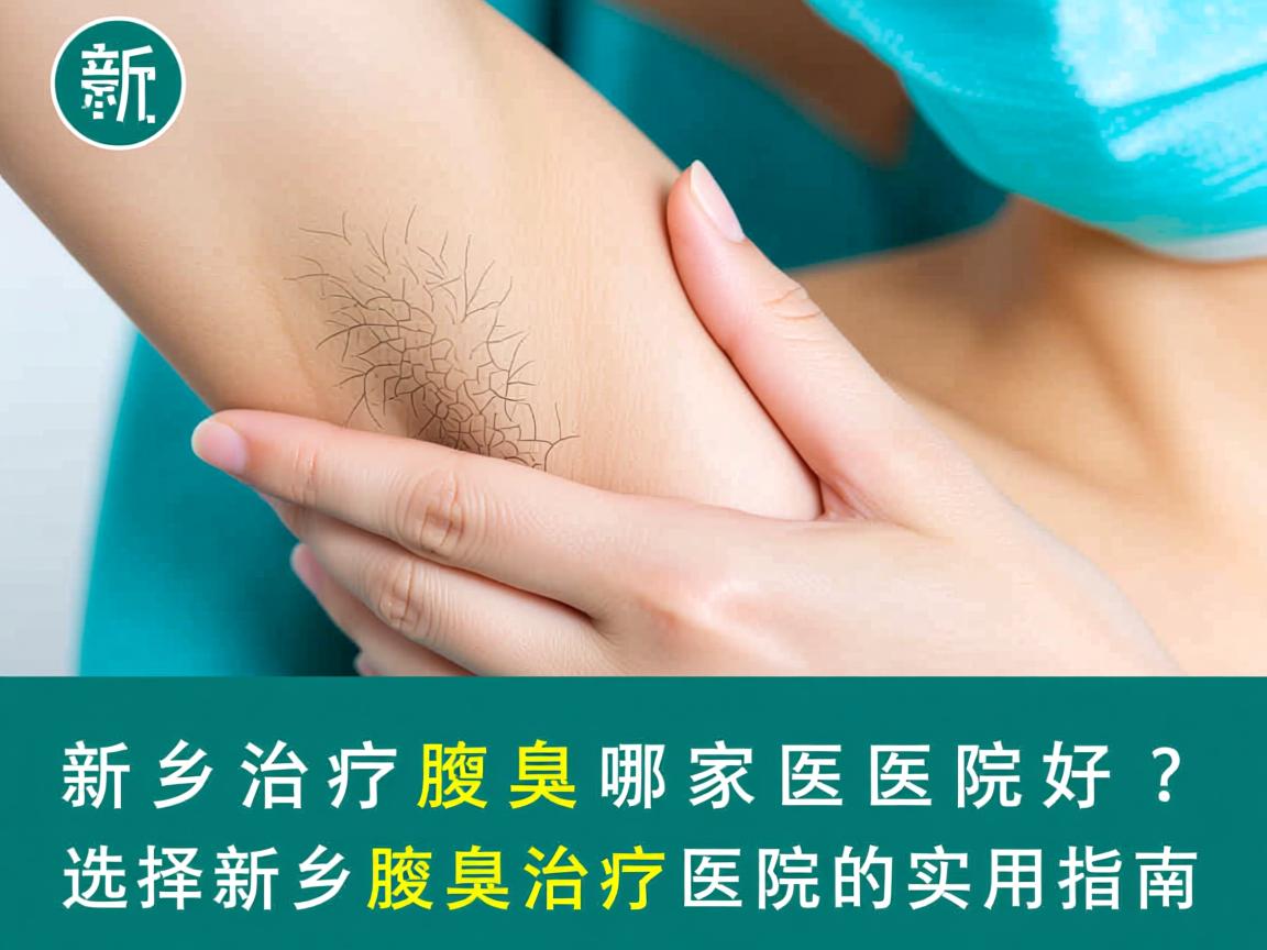 新乡治疗腋臭哪家医院好？选择新乡腋臭治疗医院的实用指南