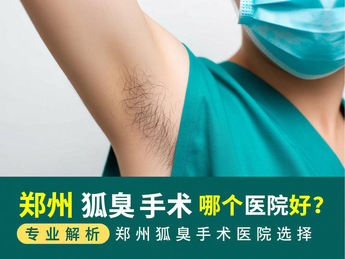 郑州狐臭手术哪个医院好？专业解析郑州狐臭手术医院选择