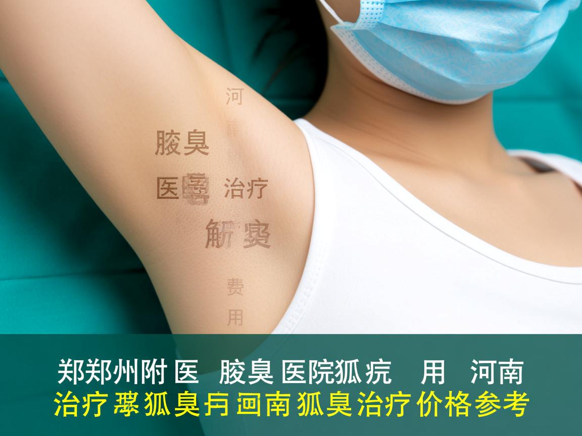 郑州附医腋臭医院解析，河南治疗狐臭费用，河南狐臭治疗价格参考