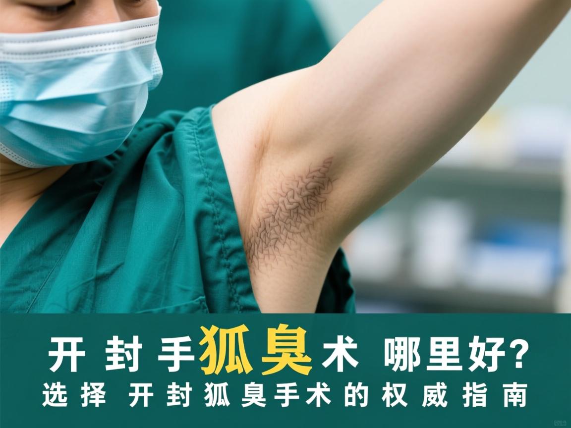 开封狐臭手术哪里好？选择开封狐臭手术的权威指南