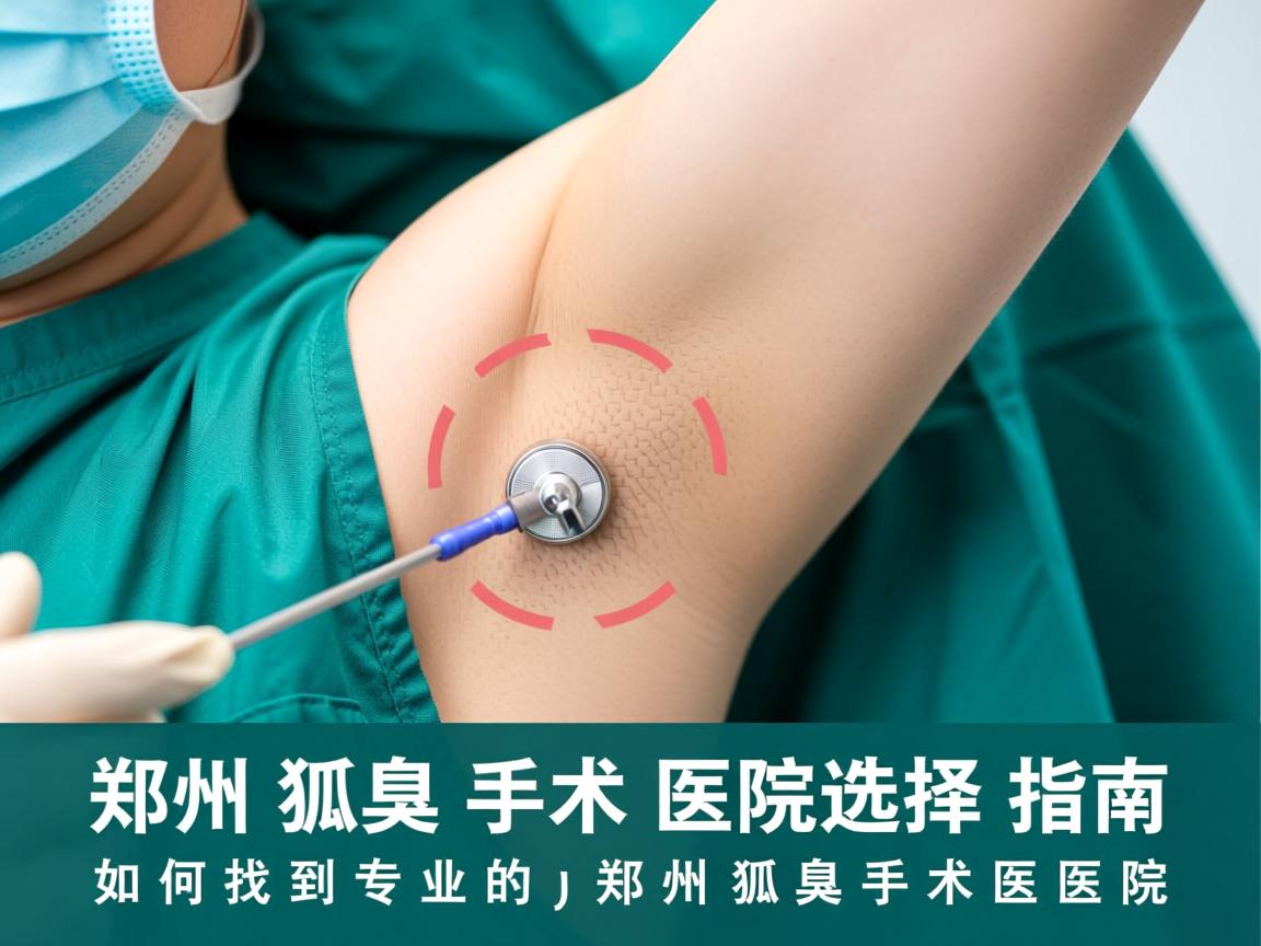郑州狐臭手术医院选择指南，如何找到专业的郑州狐臭手术医院