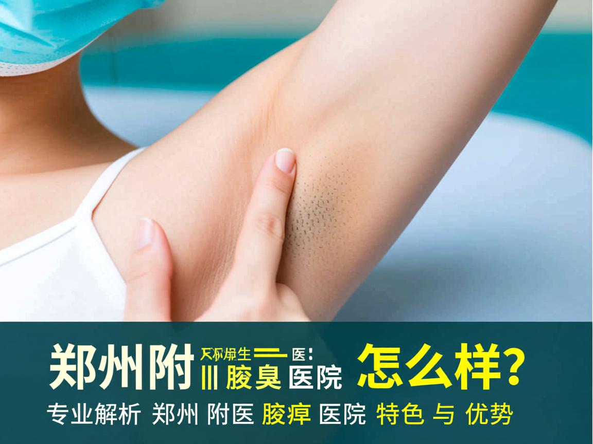 郑州附医腋臭医院怎么样？专业解析郑州附医腋臭医院的特色与优势