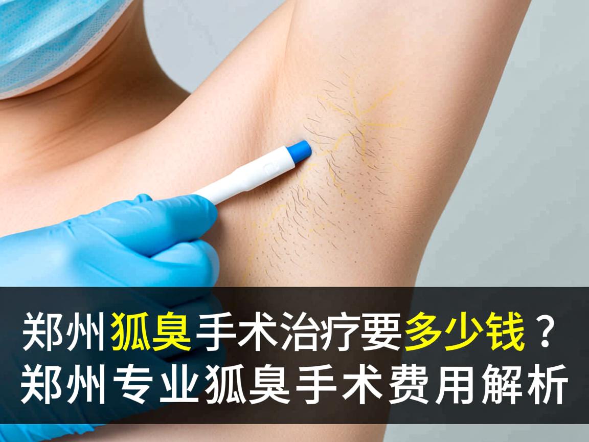 郑州狐臭手术治疗要多少钱？郑州专业狐臭手术费用解析