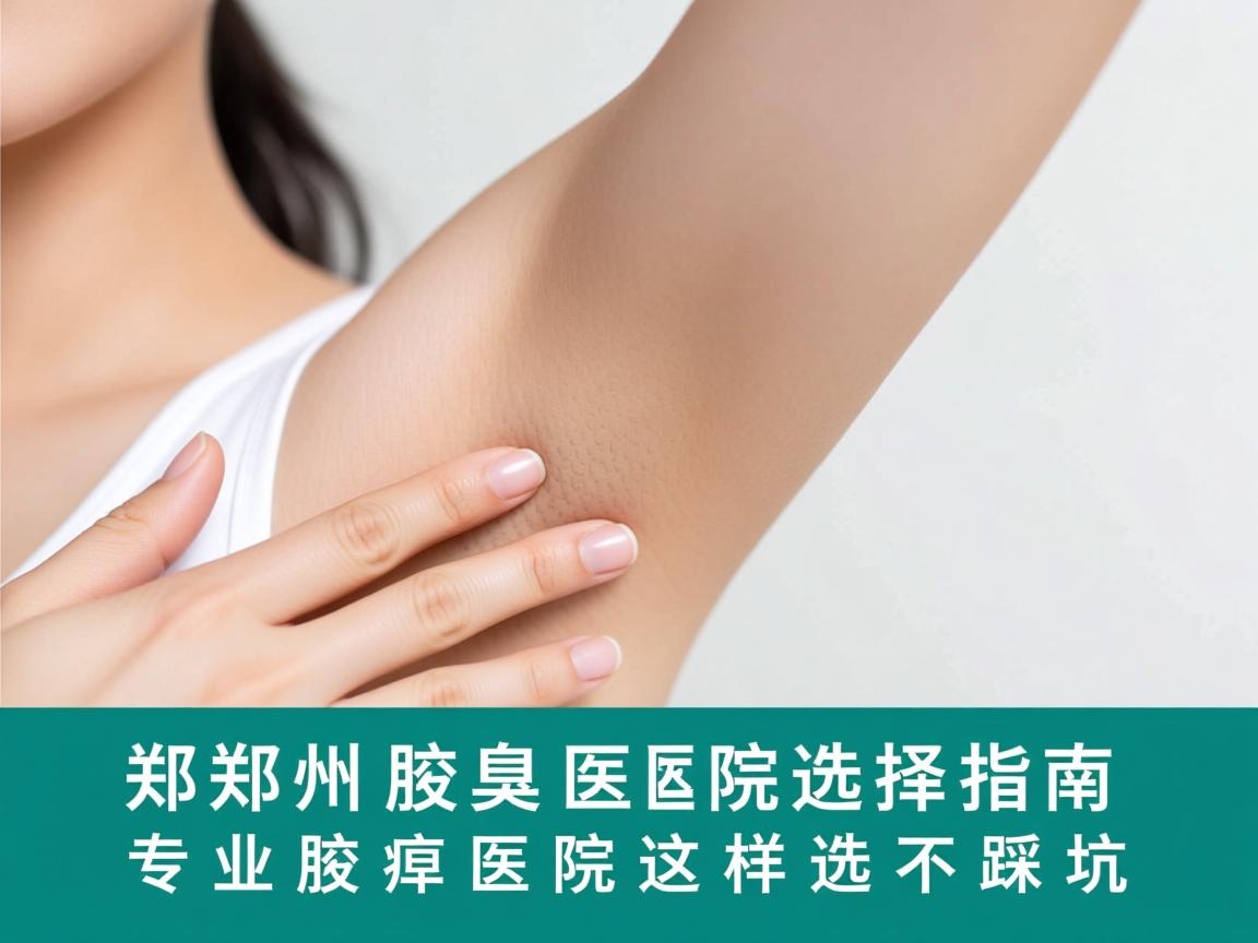 郑州腋臭医院选择指南，专业腋臭医院这样选不踩坑