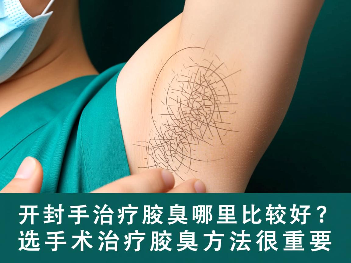 开封手术治疗腋臭哪里比较好？选对手术治疗腋臭方法很重要