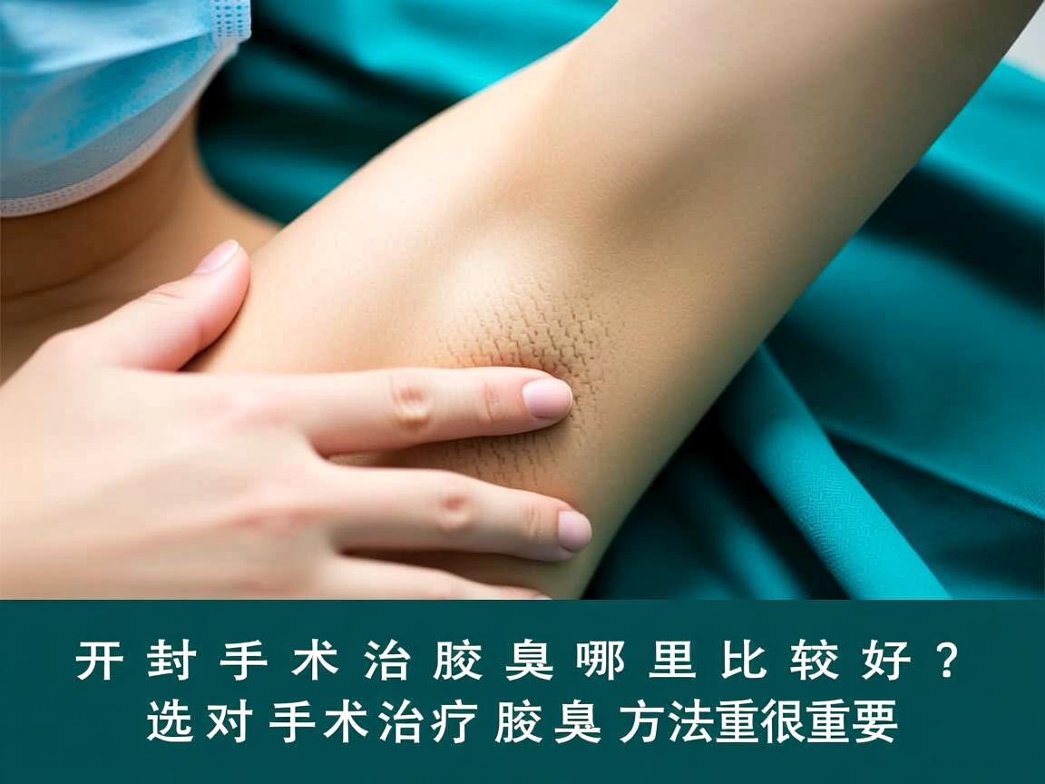 开封手术治疗腋臭哪里比较好？选对手术治疗腋臭方法很重要