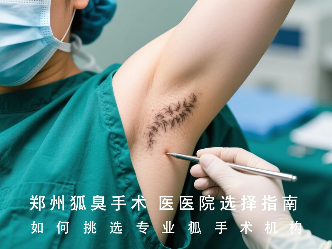 郑州狐臭手术医院选择指南，如何挑选专业的郑州狐臭手术机构
