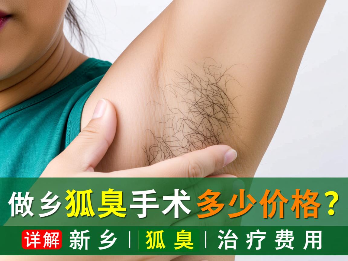 新乡做狐臭手术多少价格？详解新乡狐臭治疗费用