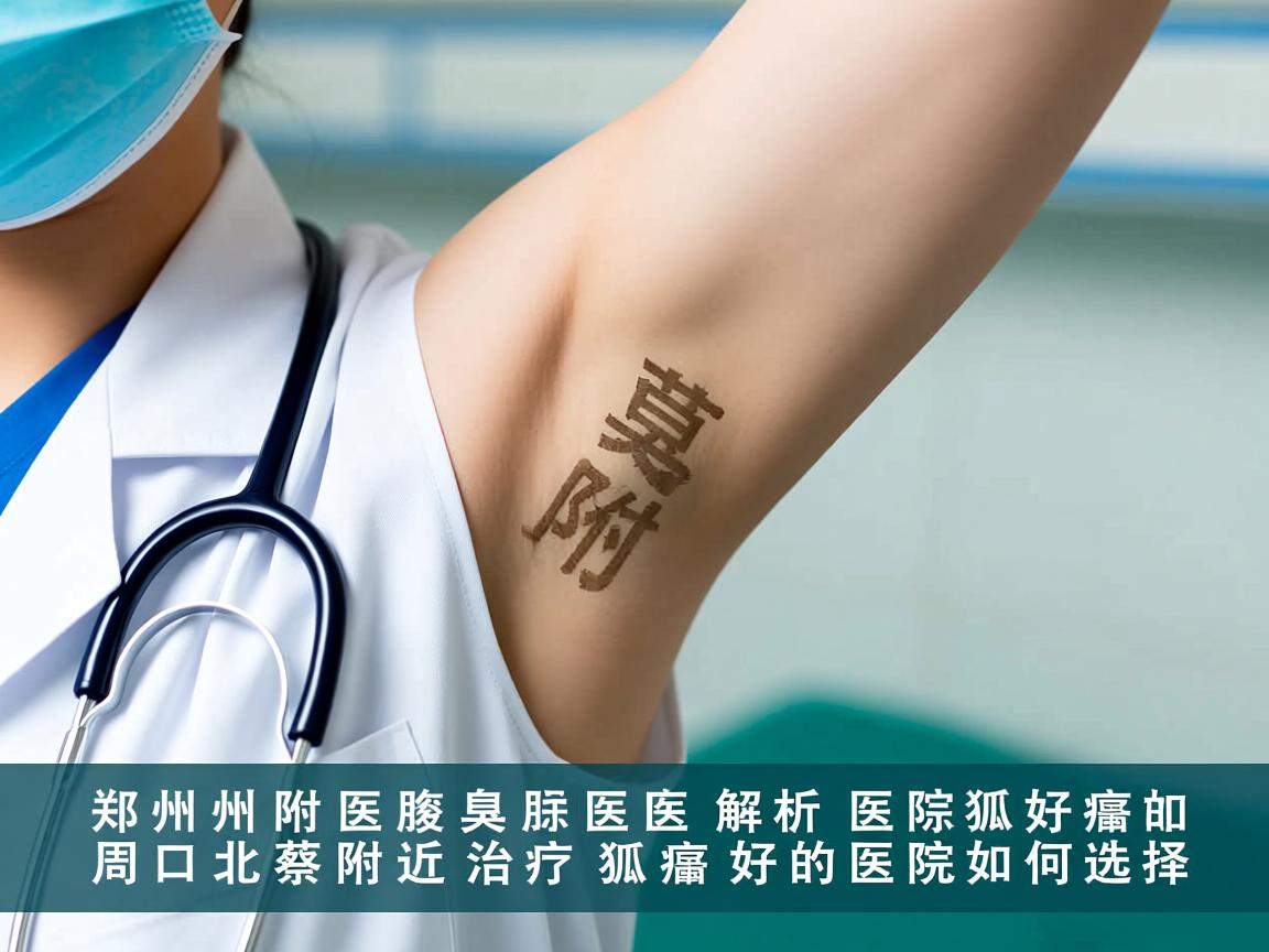 郑州附医腋臭医院解析，周口北蔡附近治疗狐臭好的医院如何选择