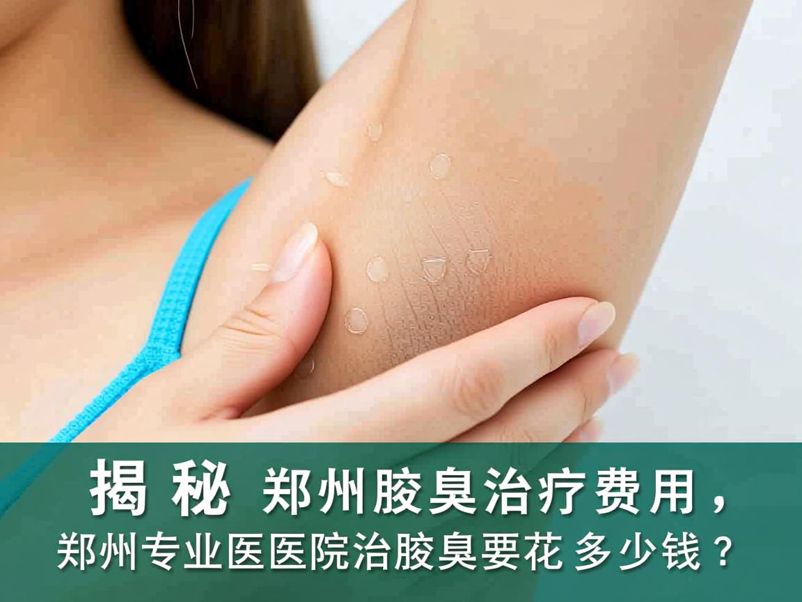 揭秘郑州腋臭治疗费用，郑州专业医院治腋臭要花多少钱？
