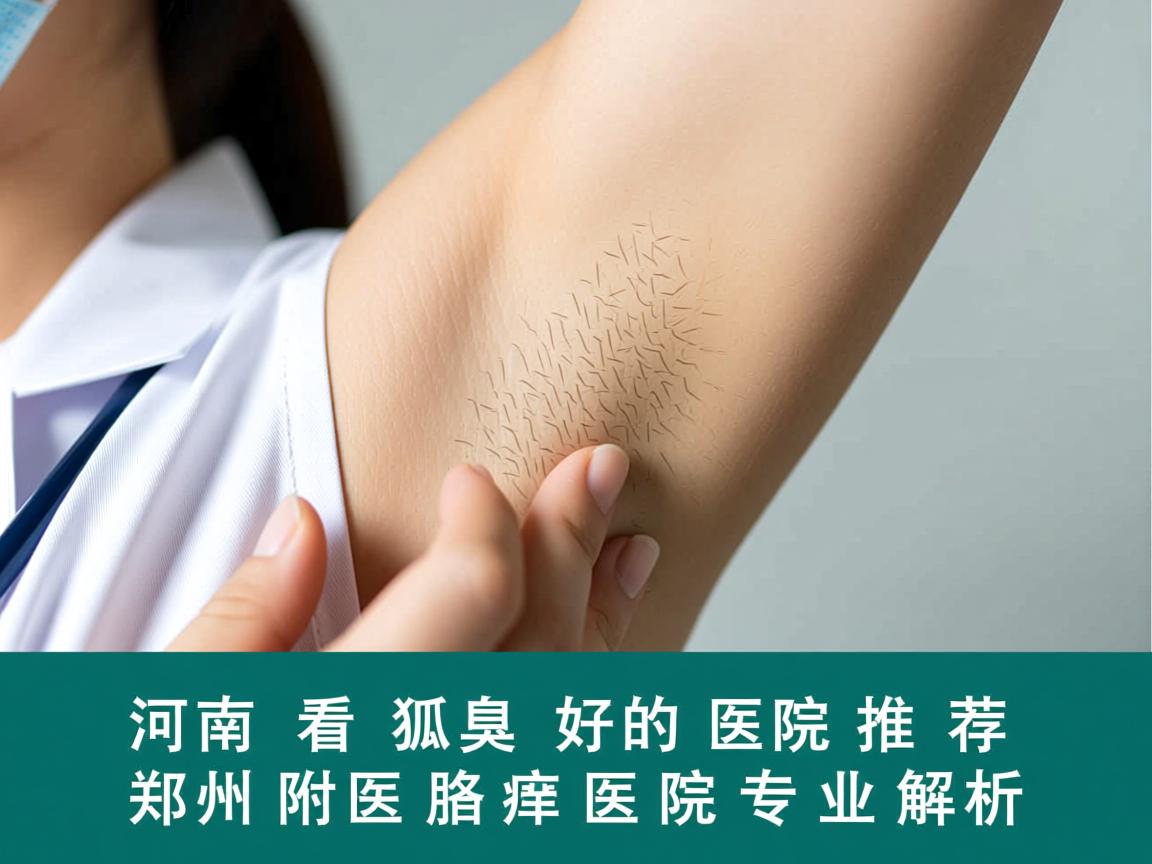 河南看狐臭好的医院推荐，郑州附医腋臭医院专业解析