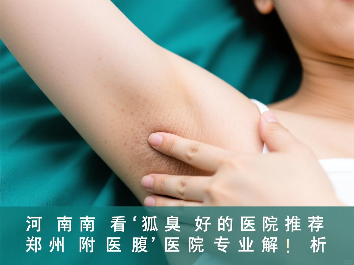 河南看狐臭好的医院推荐，郑州附医腋臭医院专业解析
