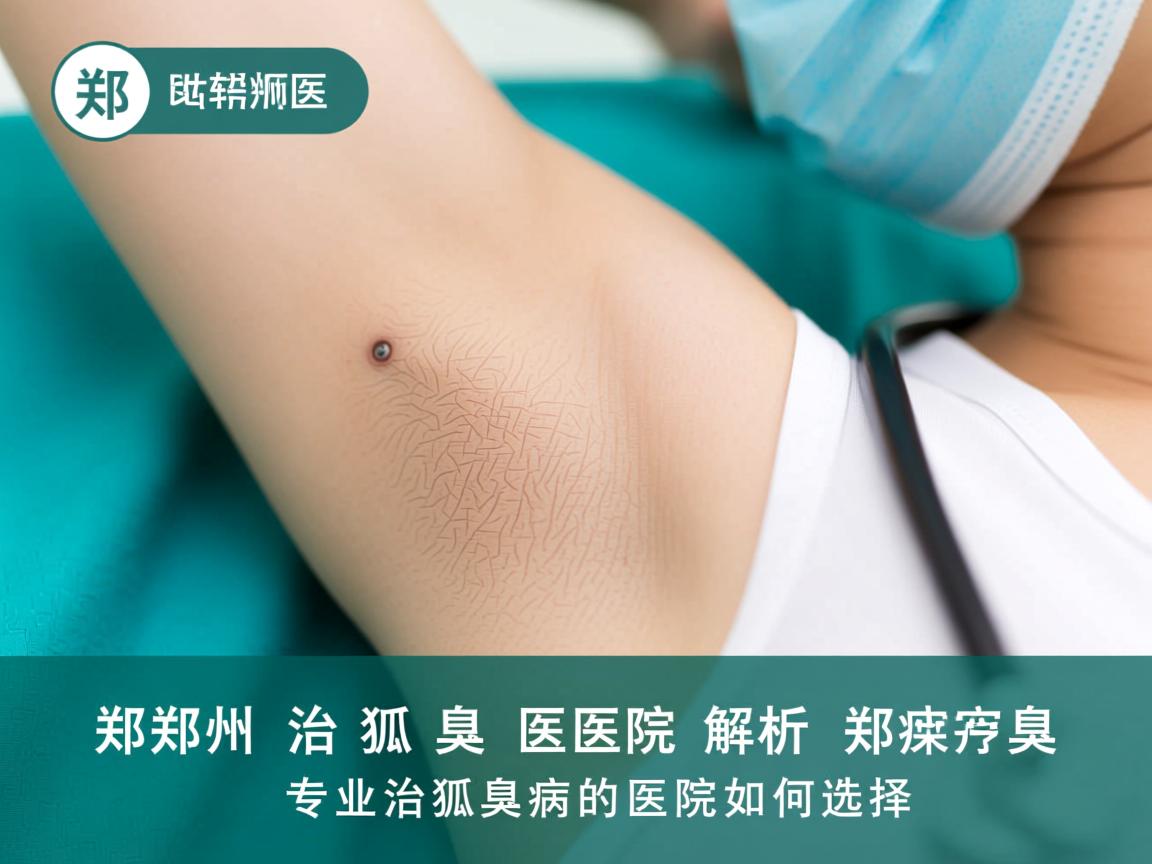 郑州治狐臭医院解析，郑州专业治狐臭病的医院如何选择