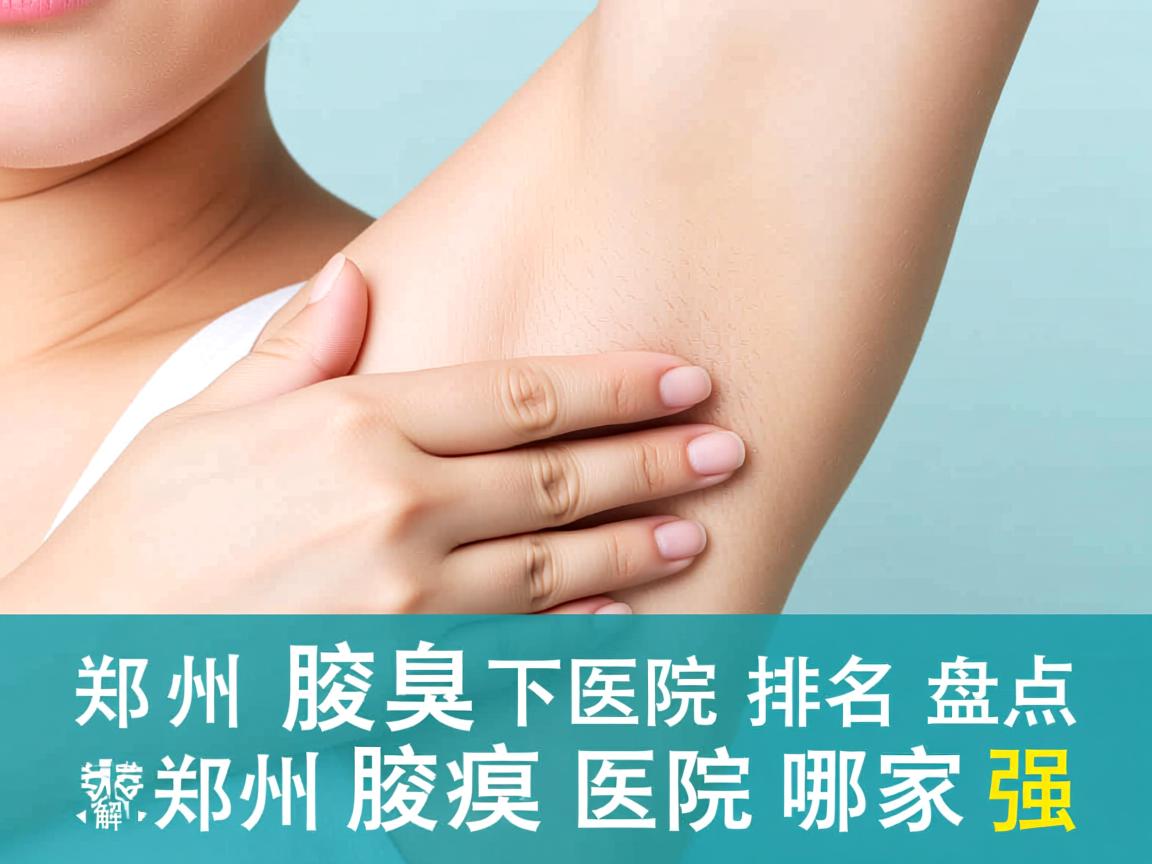 郑州腋臭医院排名盘点，专业解析郑州腋臭医院哪家强
