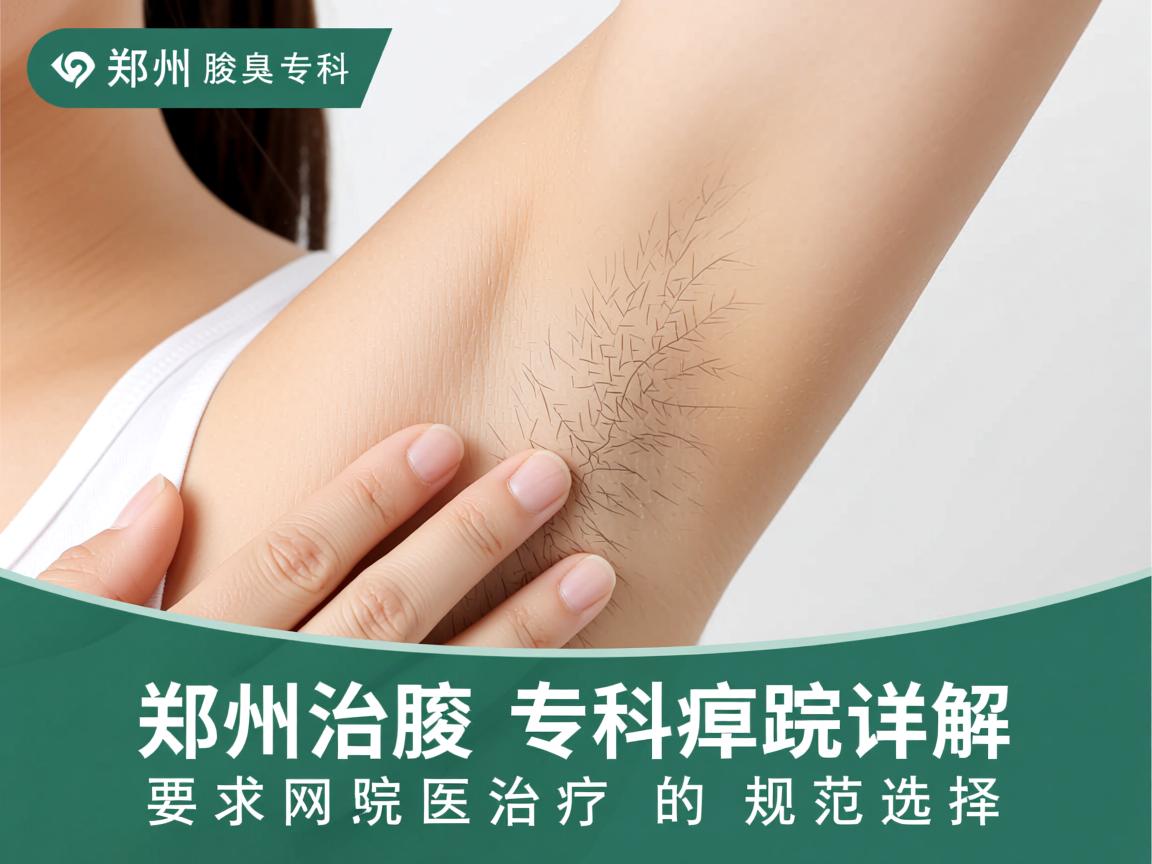 郑州治腋臭专科医院详解，郑州腋臭治疗的规范选择