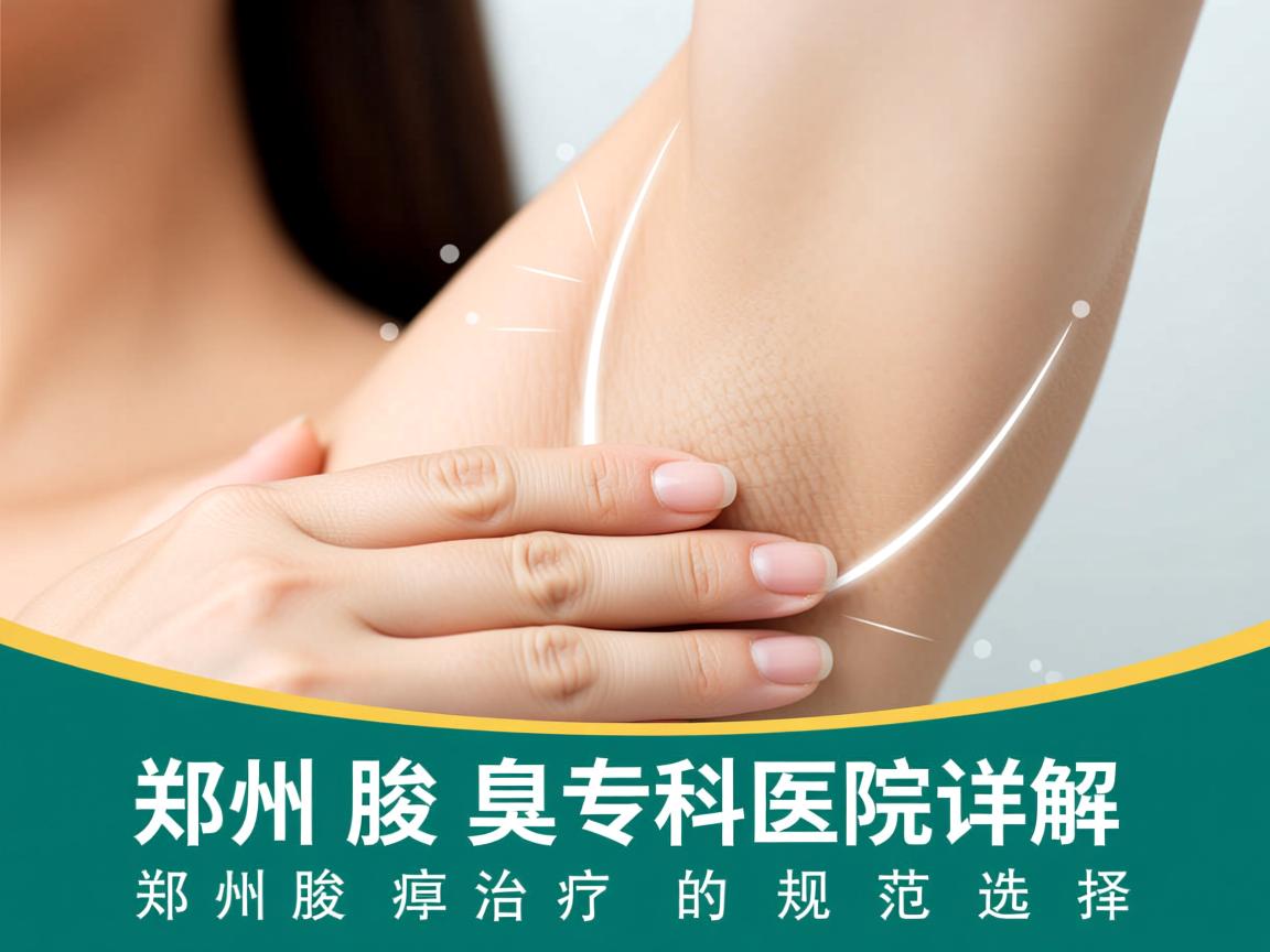 郑州治腋臭专科医院详解，郑州腋臭治疗的规范选择