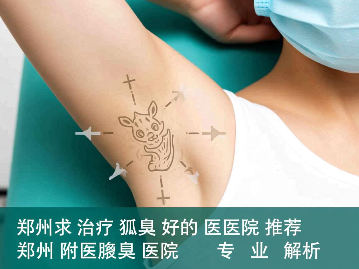 郑州治疗狐臭好的医院推荐，郑州附医腋臭医院专业解析