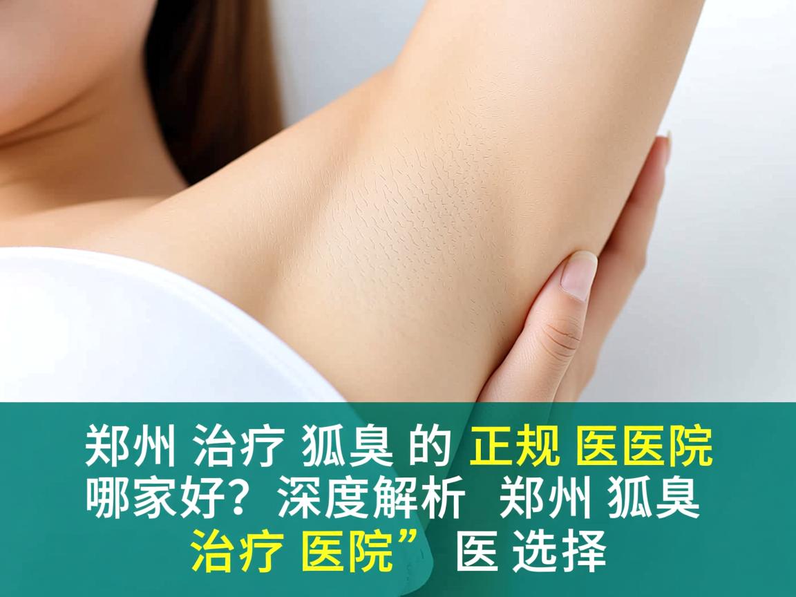 郑州治疗狐臭的正规医院哪家好？深度解析郑州狐臭治疗医院的选择