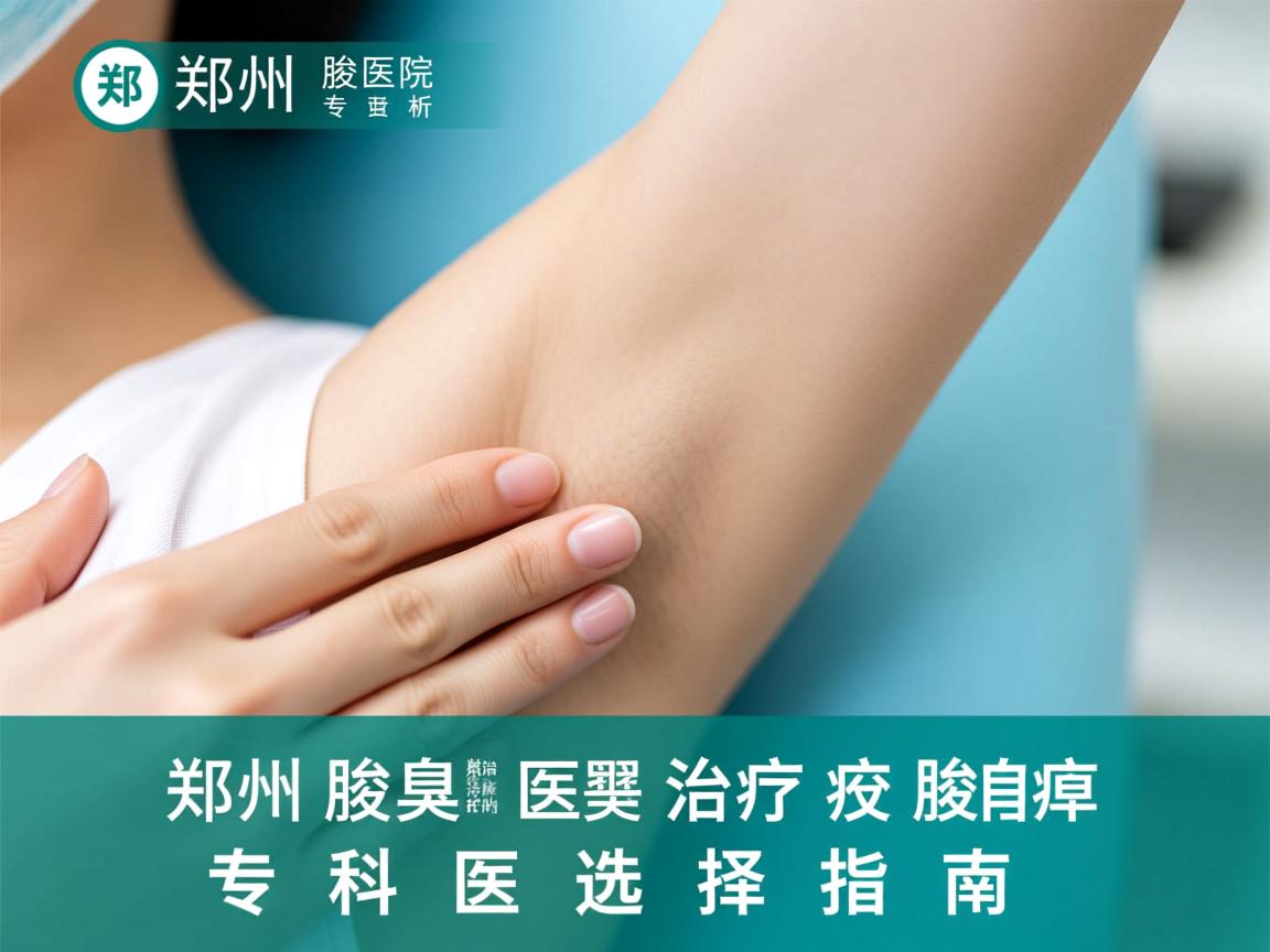 郑州腋臭医院专业解析，郑州治疗腋臭的专科医院选择指南