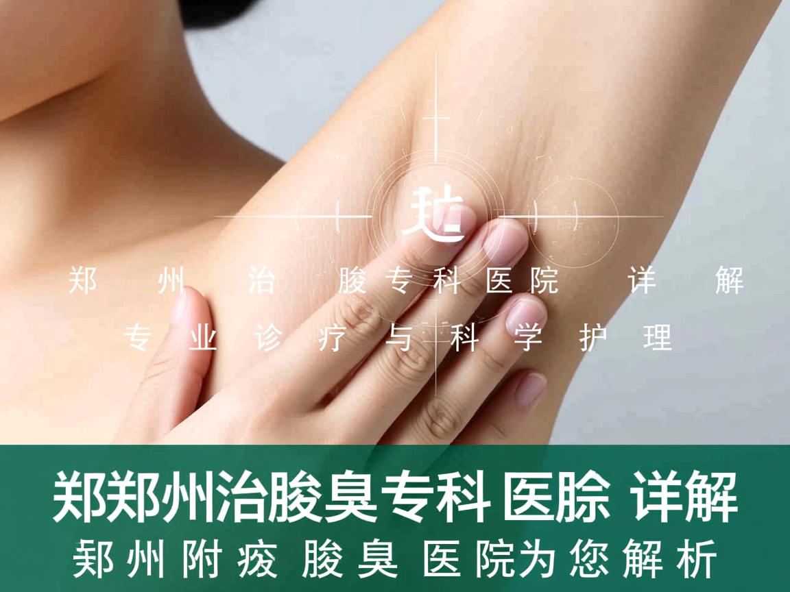 郑州治腋臭专科医院详解，专业诊疗与科学护理，郑州附医腋臭医院为您解析
