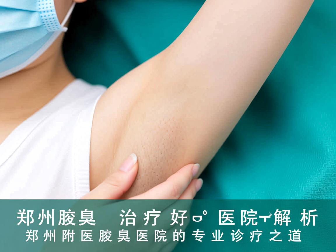 郑州腋臭治疗好医院解析，郑州附医腋臭医院的专业诊疗之道