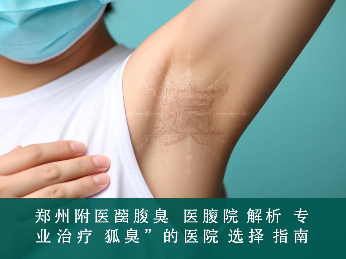 郑州附医腋臭医院解析，郑州专业治疗狐臭的医院选择指南