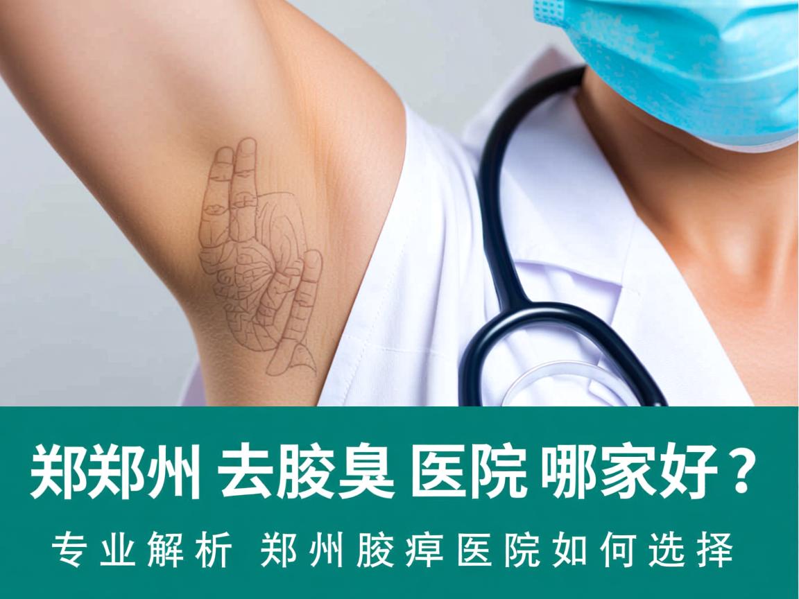 郑州去腋臭医院哪家好？专业解析郑州腋臭医院如何选择