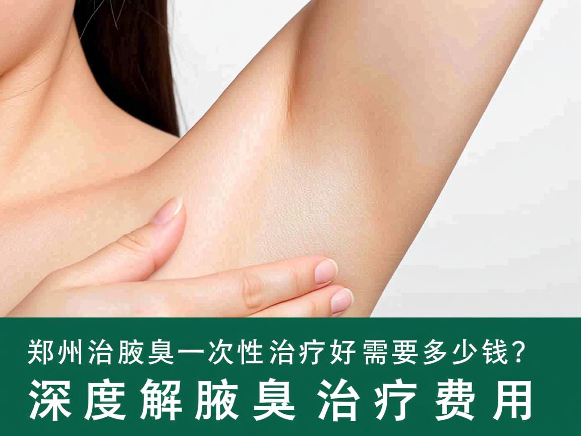 郑州治疗腋臭一次性治疗好需要多少钱？深度解析腋臭治疗费用