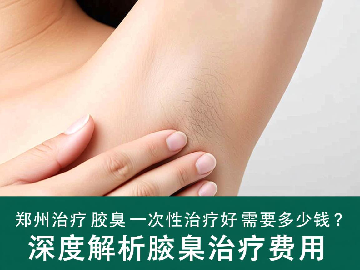 郑州治疗腋臭一次性治疗好需要多少钱？深度解析腋臭治疗费用