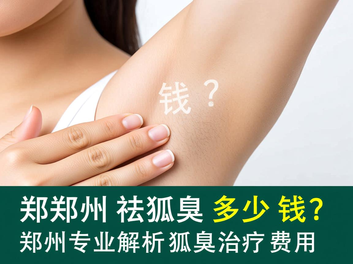 郑州祛狐臭多少钱？郑州专业解析狐臭治疗费用